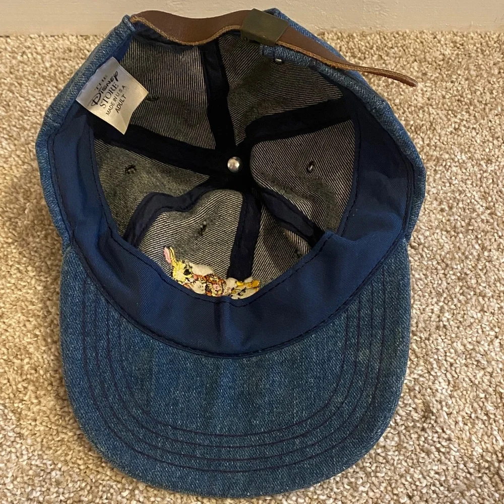 Disney Winnie the Pooh Vintage Denim Cap Hat Adult